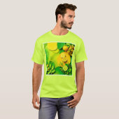 Abstrakter Lemon Limon Nature Art T-Shirt (Vorne ganz)