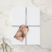 Abstrakter Leopard-Druckgeschenk-Tag Geschenkanhänger (Mit Garn)