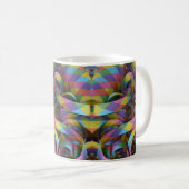 Abstrakter LGBT-PRIDE-Regenbogenband Kaffeetasse (VorderseiteRechts)