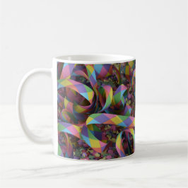 Abstrakter LGBT-PRIDE-Regenbogenband Kaffeetasse