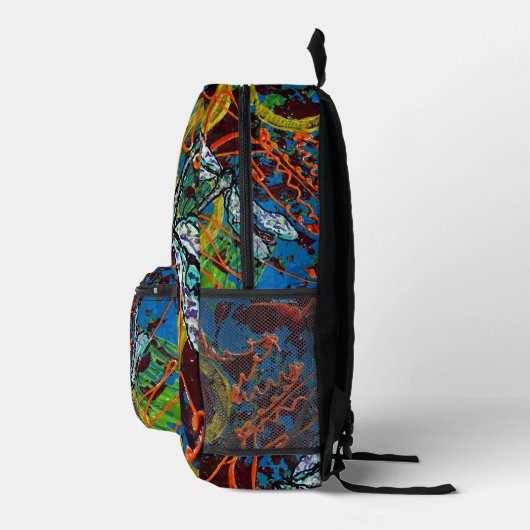 Abstrakter Libelle-Backpack Bedruckter Rucksack (Rechts)
