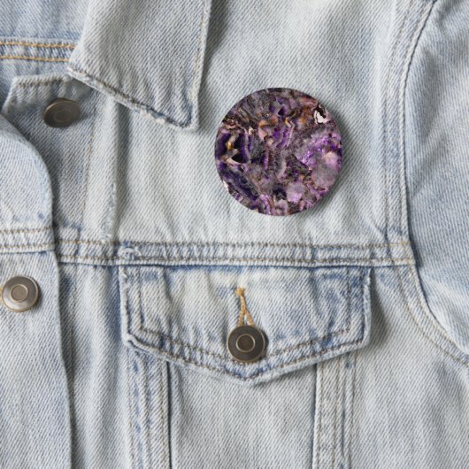 Abstrakter lila Amethystquartz-Marmorgranit Button (Beispiel)
