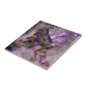 Abstrakter lila Amethystquartz-Marmorgranit Fliese (Seite)
