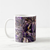 Abstrakter lila Amethystquartz-Marmorgranit Kaffeetasse (Links)