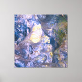 Abstrakter Lila Aura-Power Leinwanddruck (Vorderseite)