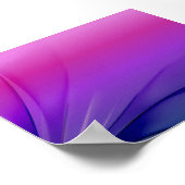 Abstrakter Lila blauer Hintergrund Vector Graphic  Poster (Ecke)