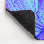 Abstrakter Lila Blauer verzauberter Garten Mousepad (Ecke)