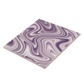 Abstrakter Lila flüssiger Marmor Fliese (Seite)