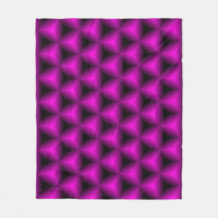 Abstrakter lila geometrischer Hintergrund.abstrakt Fleecedecke