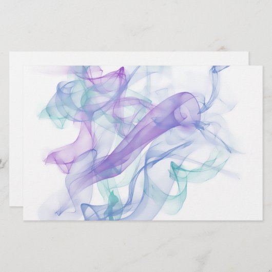 Abstrakter Lila Haze Briefpapier (Vorne/Hinten)
