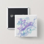 Abstrakter Lila Haze Button (Vorne & Hinten)