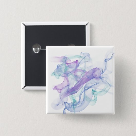 Abstrakter Lila Haze Button (Vorne & Hinten)