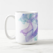 Abstrakter Lila Haze Kaffeetasse (Links)