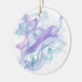 Abstrakter Lila Haze Keramikornament (Links)