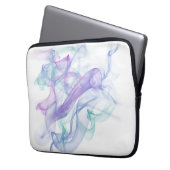 Abstrakter Lila Haze Laptopschutzhülle (Vorderseite Links)