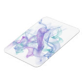 Abstrakter Lila Haze Magnet (Linke Seite)