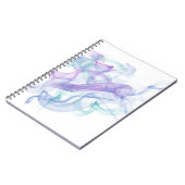 Abstrakter Lila Haze Notizblock (Linke Seite)