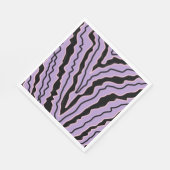 Abstrakter Lila Marble Boho Groovy Muster Serviette (Ecke)