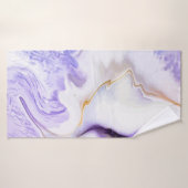 Abstrakter lila Marmor Badehandtuch (Badehandtuch)