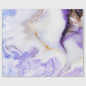 Abstrakter lila Marmor Geschenkpapier (Flach)