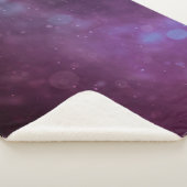Abstrakter lila MusterHintergrund Sherpadecke (3/4)
