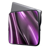 Abstrakter Lila Neopren-Laptop-Sieb 15'' Laptopschutzhülle (Vorderseite Links)