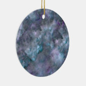 Abstrakter lila Quarzgranit Keramik Ornament (Rechts)