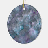 Abstrakter lila Quarzgranit Keramik Ornament (Links)