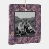 Abstrakter lila Quarzstein Keramikornament (Rechts)