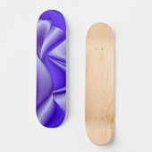 Abstrakter lila Regenbogen Skateboard (Vorderseite)