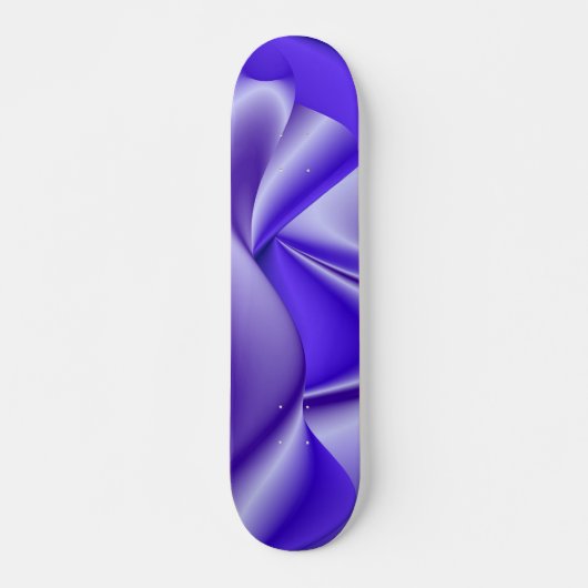 Abstrakter lila Regenbogen Skateboard (Vorne)