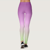 Abstrakter Lila Sommer Leggings (Rückseite)