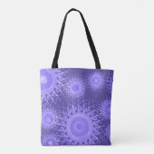 Abstrakter Lila Splash Tasche (Rückseite)