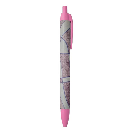 Abstrakter lila Stift (Unterseite (Vertikal))
