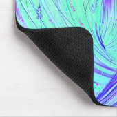 Abstrakter lila verzauberter Garten Mousepad (Ecke)