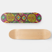 Abstrakter LilieSkateboard New Orleans Skateboard (Horizontal)
