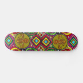 Abstrakter LilieSkateboard New Orleans Skateboard (Horizontal)