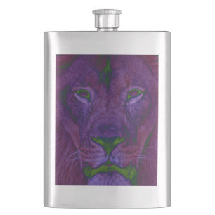 Abstrakter Lion Classic Flask Flachmann