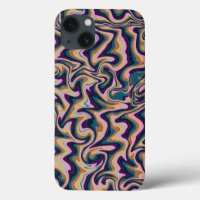 Abstrakter Liquid Marble iPhone-Hülle - Trendige W