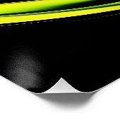 Abstrakter liquider Hintergrund Poster (Ecke)