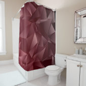 Abstrakter Low-Poly Hintergrund. triangulierte Tex Duschvorhang (Beispiel)