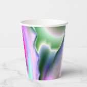 Abstrakter Magic Colors Paper Cup Pappbecher (Rückseite)