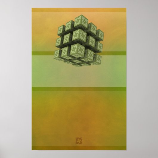 Abstrakter Magnetismus 04 Mod 01 : Anfängergeist Poster (Vorne)