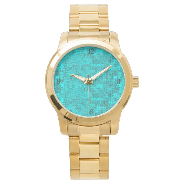 Abstrakter Mais Armbanduhr (Vorderseite)