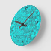 Abstrakter Mais Runde Wanduhr (Winkel)