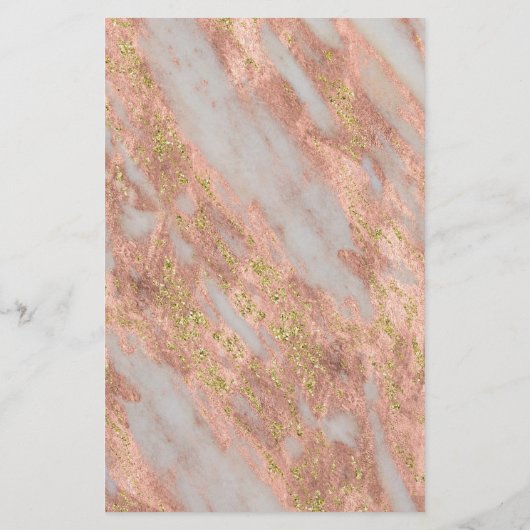 Abstrakter Makeup-Künstler aus rosa Marmor Flyer (Hinten)