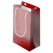 abstrakter Malereihintergrund Kleine Geschenktüte (Vorderseite Schrägansicht)