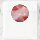 abstrakter Malhintergrund Runder Aufkleber (Tasche)