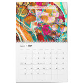 Abstrakter Mandala-Kalender Kalender (Mär 2027)