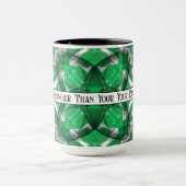 Abstrakter Mandala-Psychedelschmetterling Tasse (Zentrum)